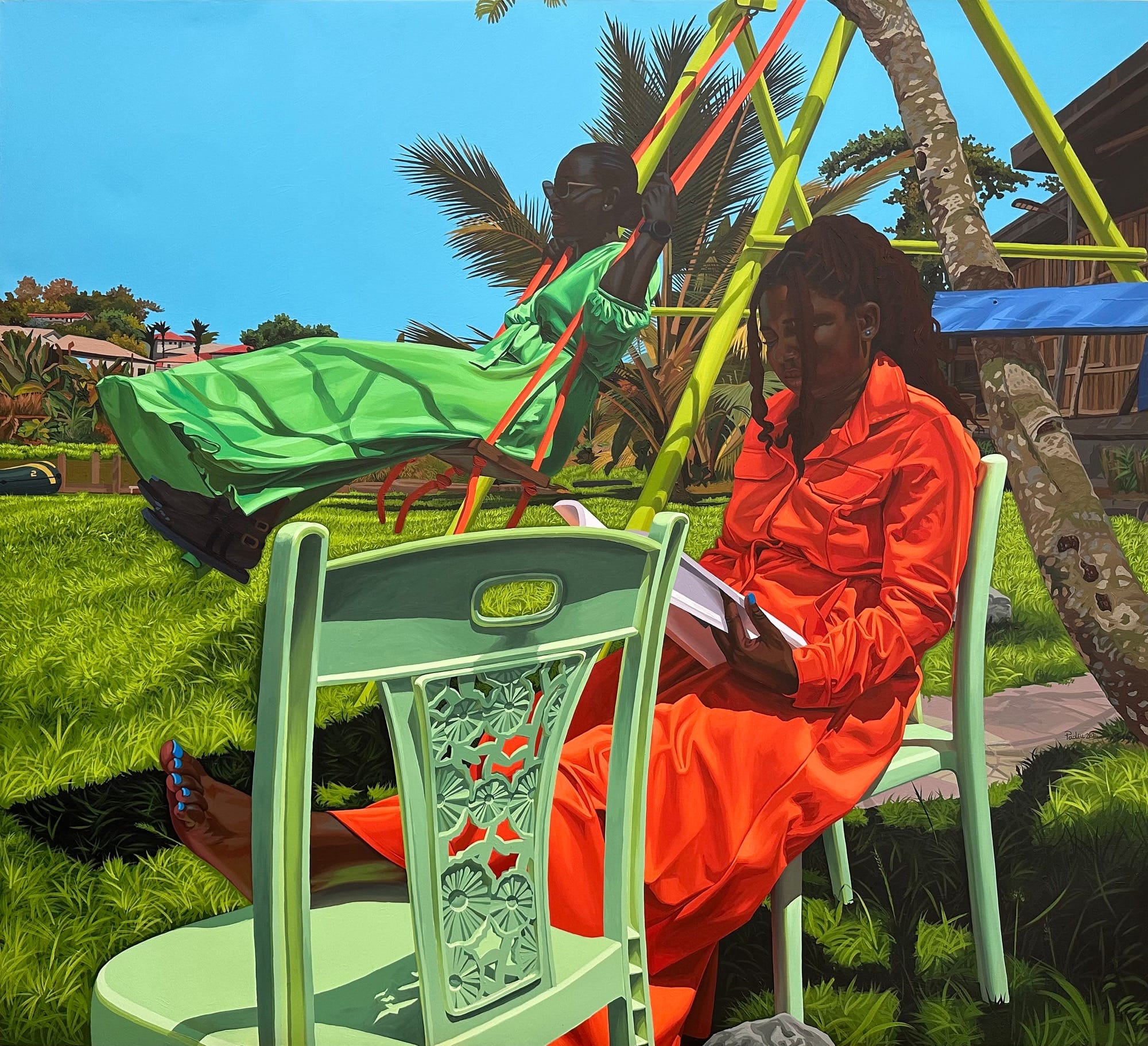Marc Padeu painting
