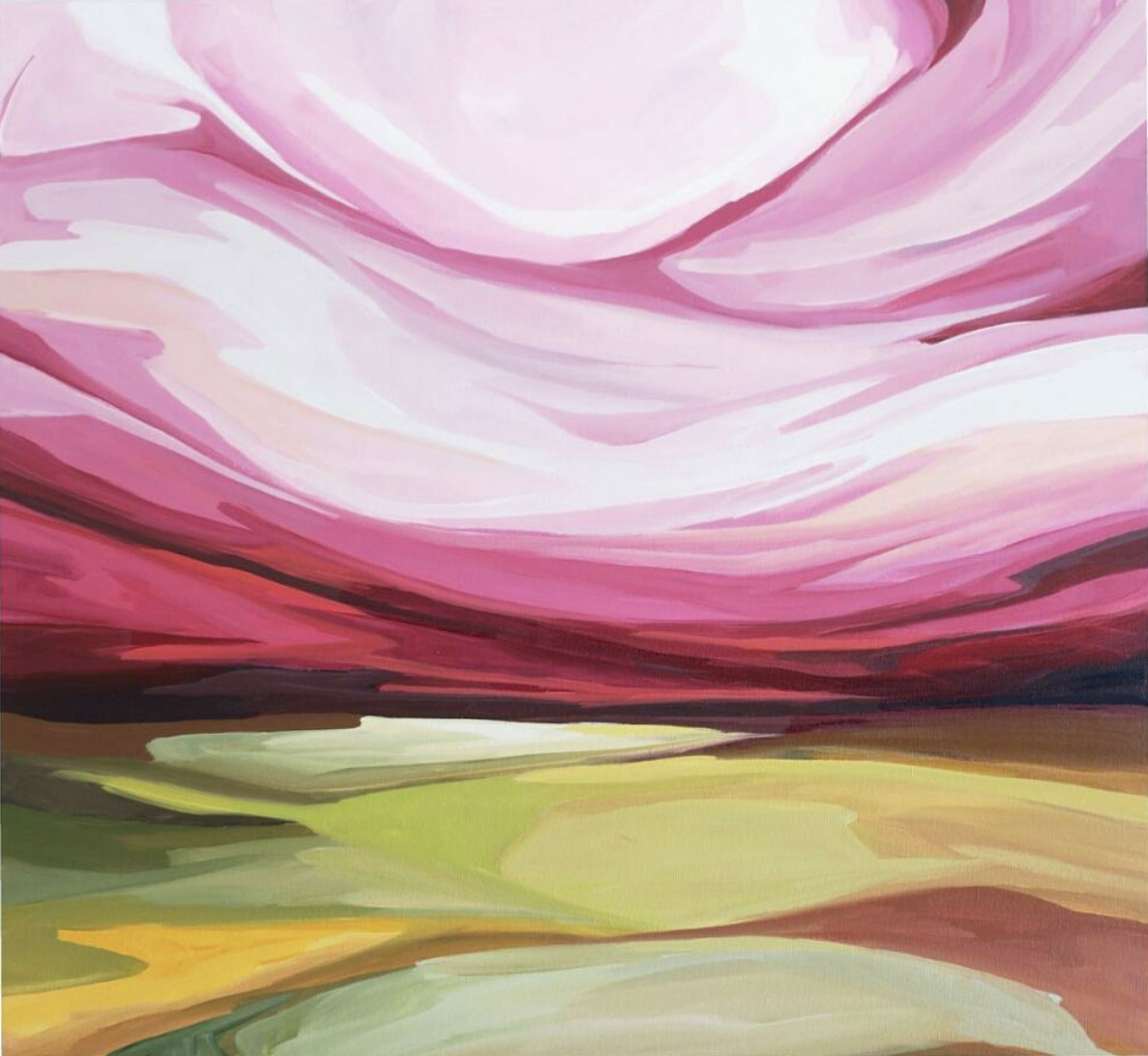 landscape painting by Susannah Bleasby